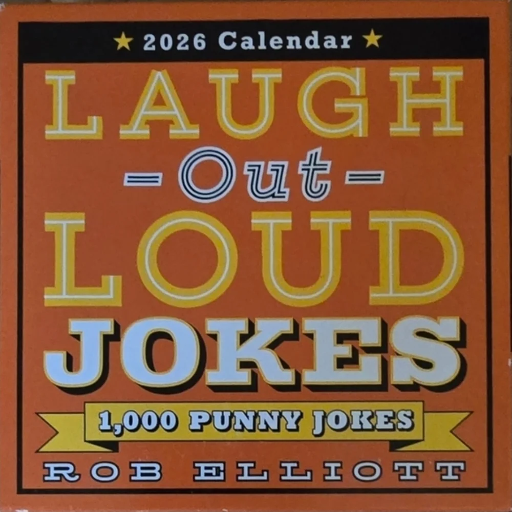 2026 Laugh Out Loud Jokes Desk Calendar 1000 Funny Dad Jokes Daily Tear-Off New